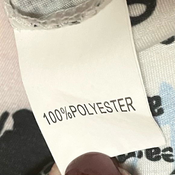 WOWO Boxy Baby Tee Novelty Graphic Print Top Plus SZ 2X XXL Super Bad Newspaper - Picture 7 of 7